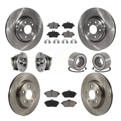 Kit de Rotor et de plaquettes de frein, roulement de moyeu avant et arrière (10 pièces) pour Mercedes-Benz GLA250 AW