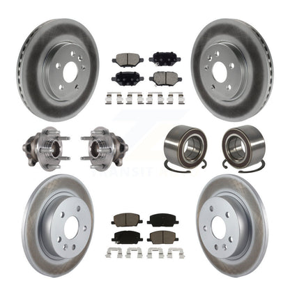 Kit de plaquettes de Rotor de frein, roulement de moyeu avant et arrière (10 pièces) pour Buick Encore Trax FW