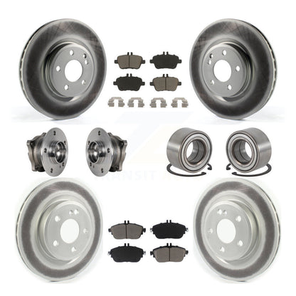 Kit de plaquettes de rotor de frein, roulement de moyeu avant et arrière (10 pièces) pour Mercedes-Benz GLA25