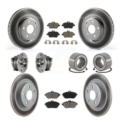 Kit de plaquettes de rotor de frein, roulement de moyeu avant et arrière (10 pièces) pour Mercedes-Benz GLA25
