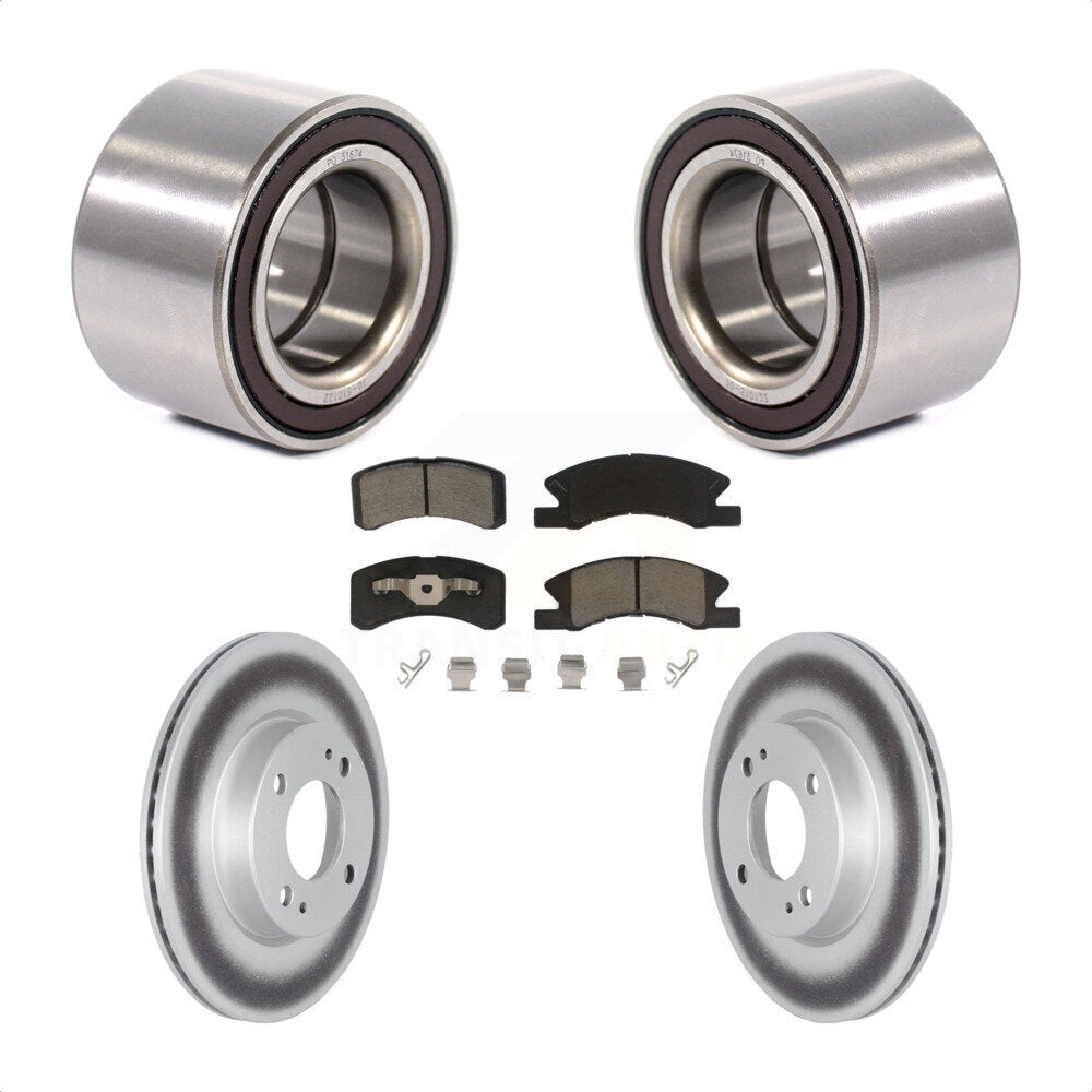 Kit de plaquettes de rotor de frein, roulement de roue avant, pour Mitsubishi Mirage G 2017 – 2022