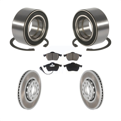 Kit de Rotor et plaquettes de frein à disque enduit de roulement de roue avant pour Audi A6 Quattro 10