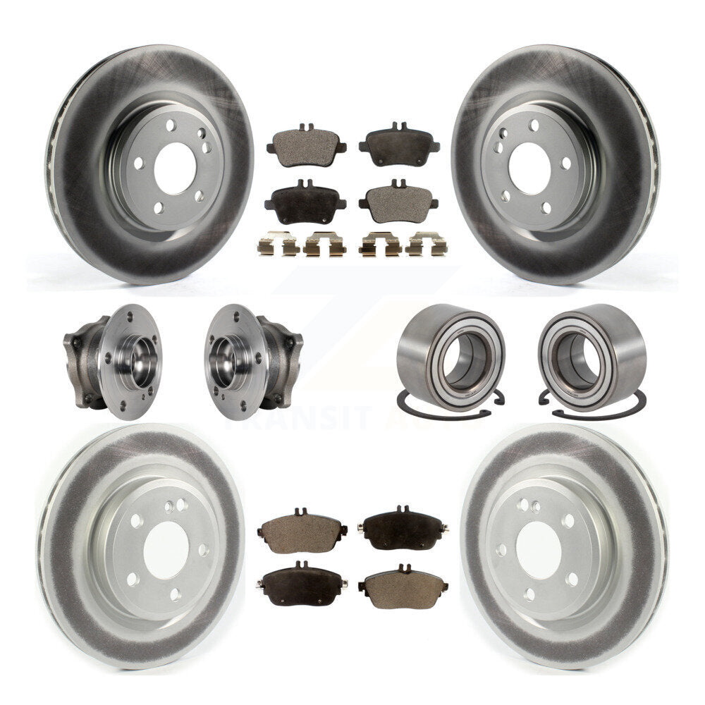 Kit de plaquettes de rotor de frein, roulement de moyeu avant et arrière (10 pièces) pour Mercedes-Benz GLA25