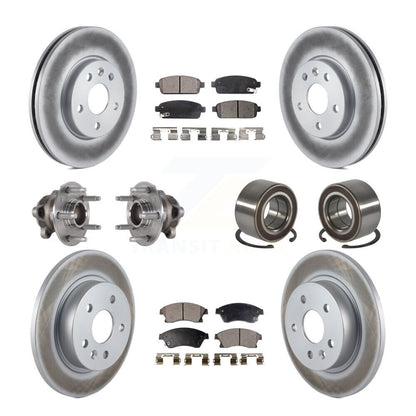 Kit de plaquettes de Rotor de frein, roulement de moyeu avant et arrière (10 pièces) pour Chevrolet Soni 16-17