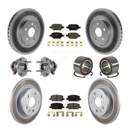 Kit de plaquettes de Rotor de frein, roulement de moyeu avant et arrière (10 pièces) pour Buick Encore Trax FW