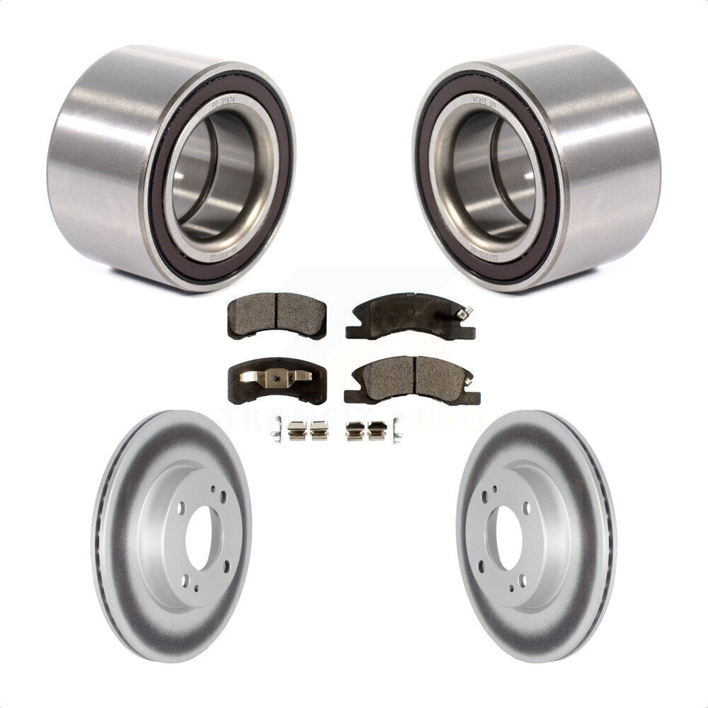 Kit de plaquettes de rotor de frein, roulement de roue avant, pour Mitsubishi Mirage G 2017 – 2022