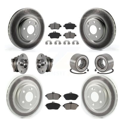 Kit de plaquettes de rotor de frein, roulement de moyeu avant et arrière (10 pièces) pour Mercedes-Benz GLA25