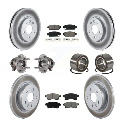 Kit de plaquettes de Rotor de frein, roulement de moyeu avant et arrière (10 pièces) pour Chevrolet Soni 16-17