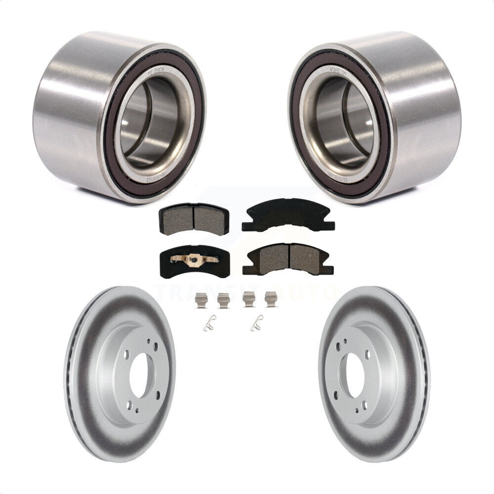 Kit de plaquettes de rotor de frein, roulement de roue avant, pour Mitsubishi Mirage G 2017 – 2022