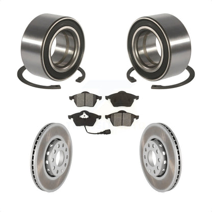 Kit de Rotor et plaquettes de frein à disque enduit de roulement de roue avant pour Audi A6 Quattro 10
