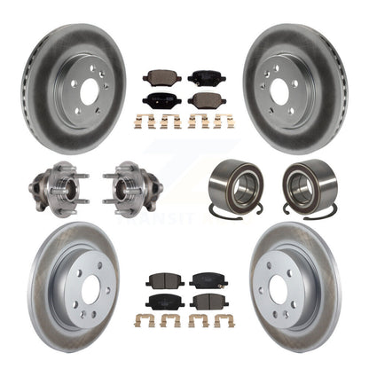 Kit de plaquettes de Rotor de frein, roulement de moyeu avant et arrière (10 pièces) pour Buick Encore Trax FW