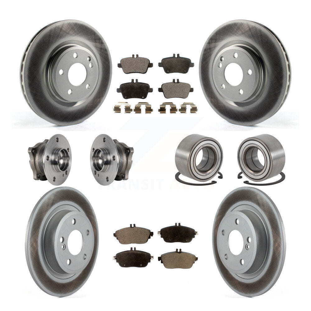 Kit de plaquettes de rotor de frein, roulement de moyeu avant et arrière (10 pièces) pour Mercedes-Benz GLA25