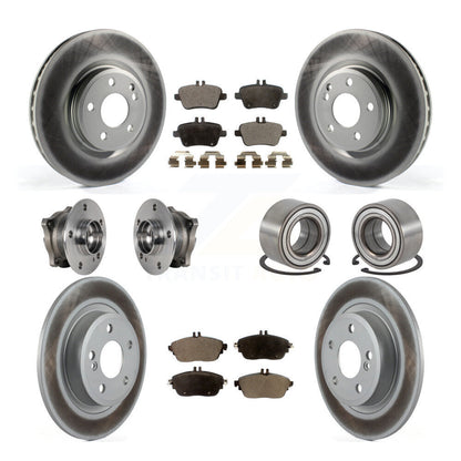 Kit de plaquettes de rotor de frein, roulement de moyeu avant et arrière (10 pièces) pour Mercedes-Benz GLA25