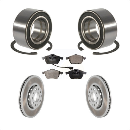 Kit de Rotor et plaquettes de frein à disque enduit de roulement de roue avant pour Audi A6 Quattro 10