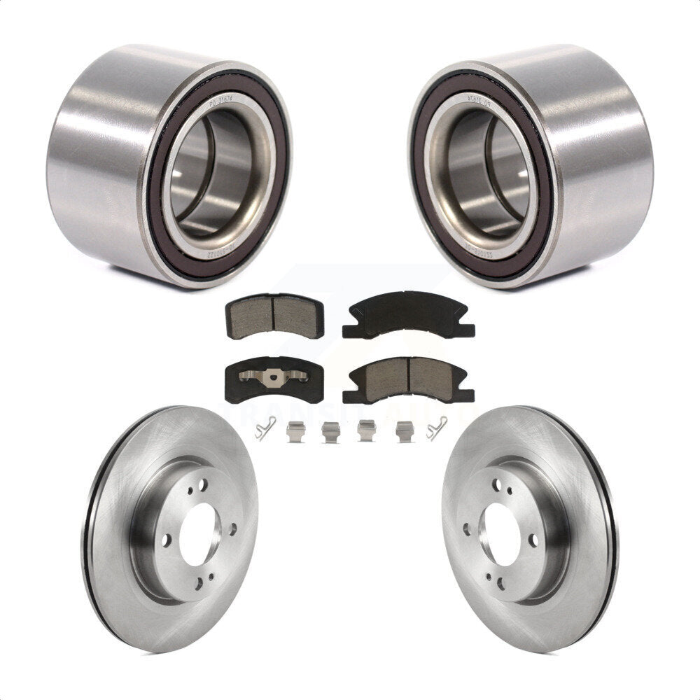 Kit de plaquettes de Rotor de frein à disque, roulement de roue avant pour Mitsubishi Mirage G 2017 – 2022