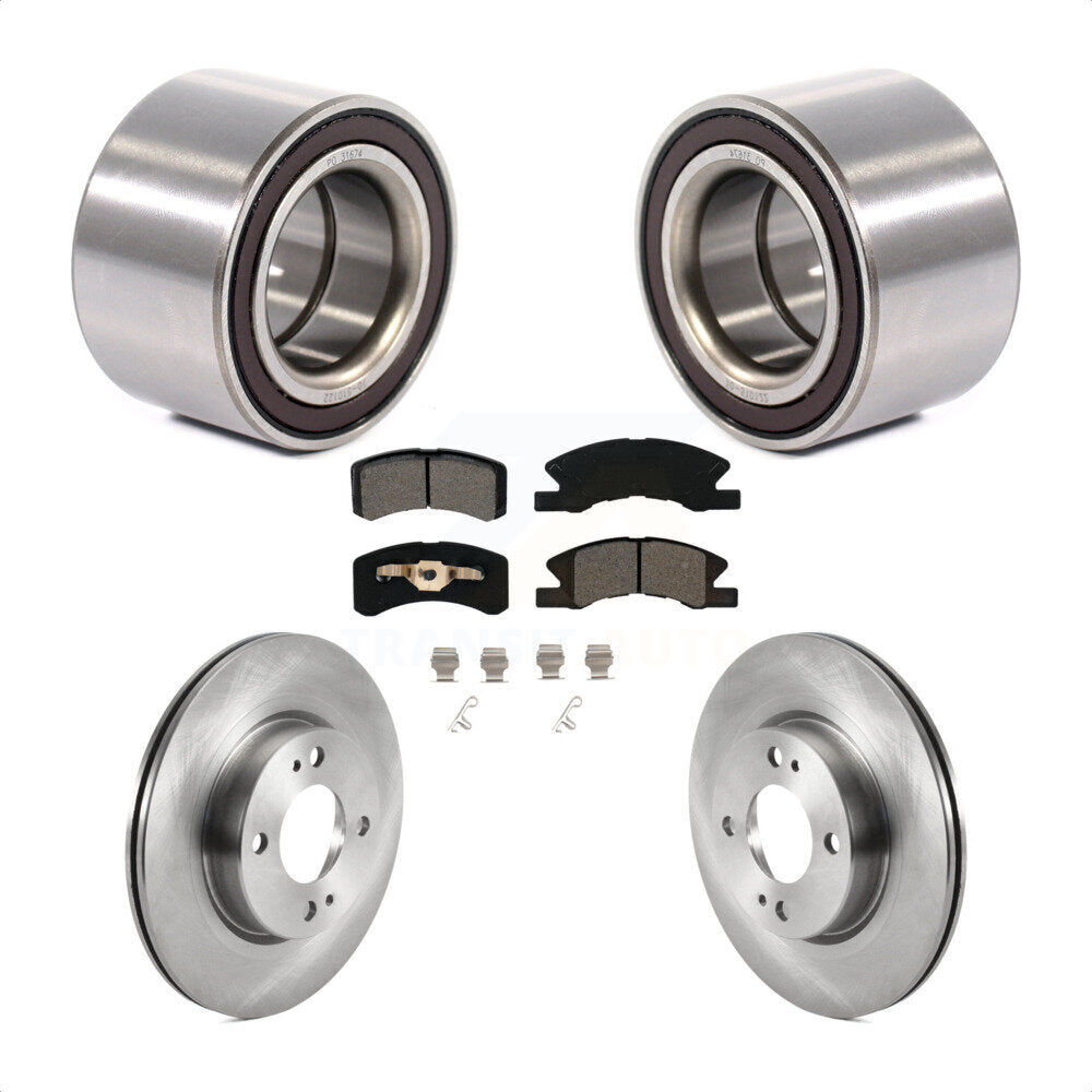 Kit de plaquettes de Rotor de frein à disque, roulement de roue avant pour Mitsubishi Mirage G 2017 – 2022