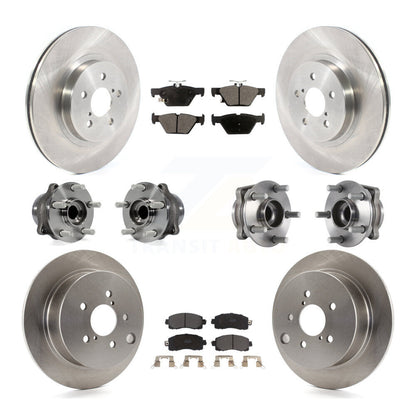 Kit de Rotor et plaquettes de frein à disque, roulement de moyeu avant et arrière (10 pièces) pour Subaru Crosstre