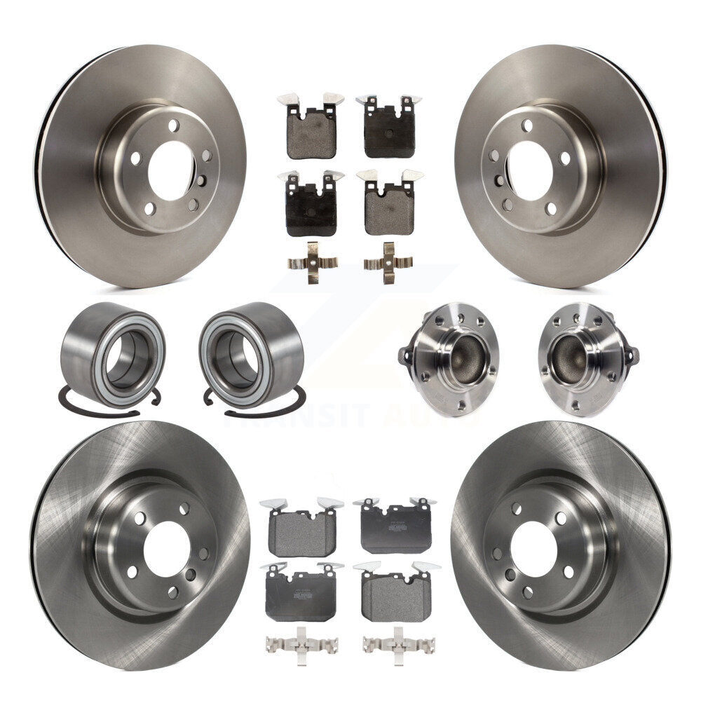 Kit de rotors et plaquettes de frein à disque, roulement de moyeu avant et arrière (10 pièces) pour BMW M240