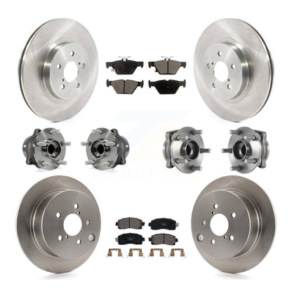 Kit de Rotor et plaquettes de frein à disque, roulement de moyeu avant et arrière (10 pièces) pour Subaru Crosstre