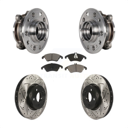 Kit de rotor et de plaquettes de frein à fente percée pour roulement avant, pour Mercedes-Benz E400 AW 2017