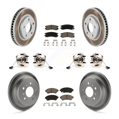 Kit de plaquettes de Rotor de frein revêtues de roulement de moyeu avant et arrière (10 pièces) pour Pontiac Montana AW