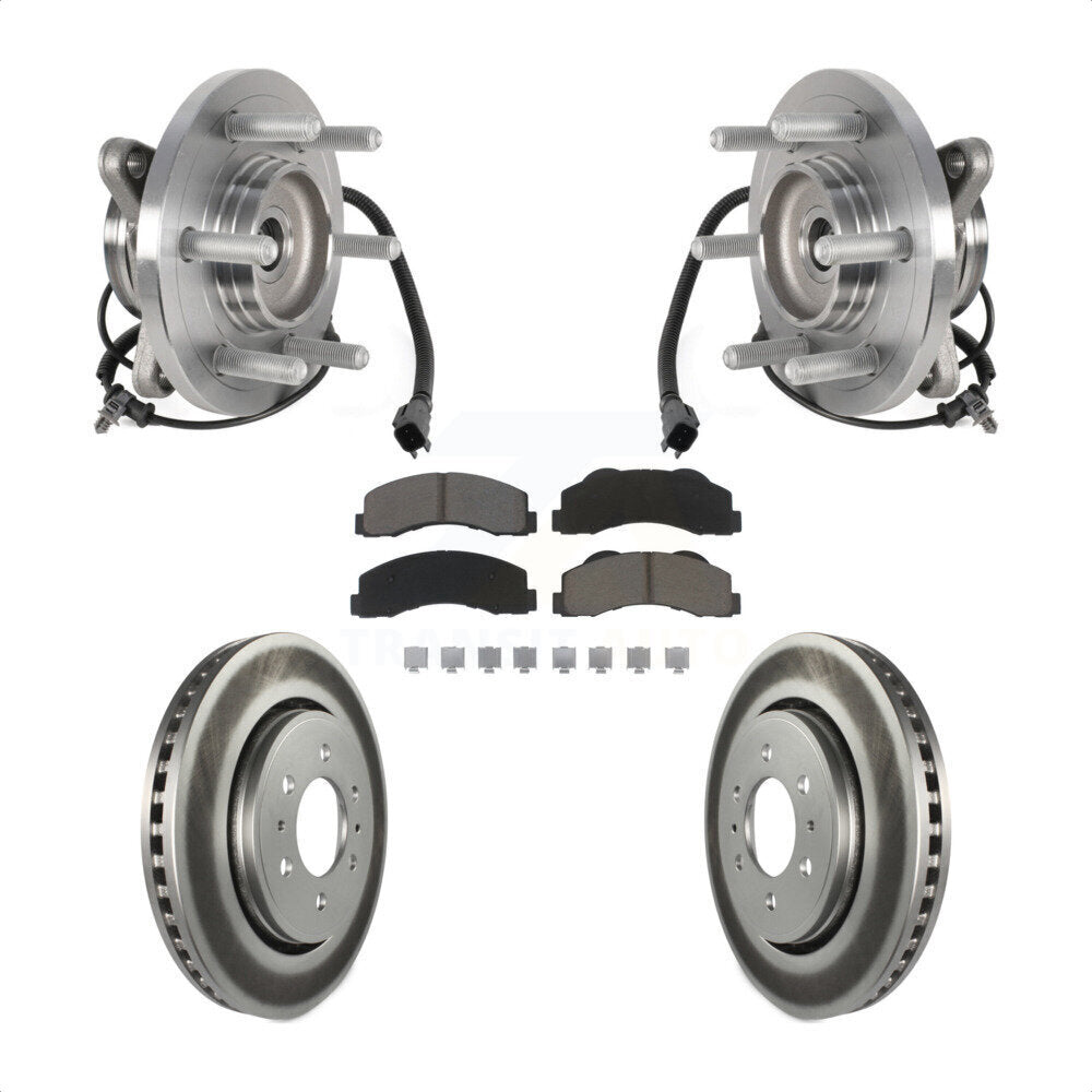 Kit de plaquettes de Rotor de frein, roulement de moyeu avant, pour Ford Expedition Lincoln Navigato