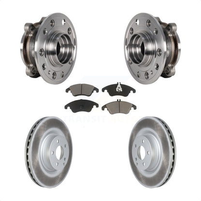 Kit de rotor de frein et de plaquettes enduits de roulement de moyeu avant pour Mercedes-Benz E400 AW 2017