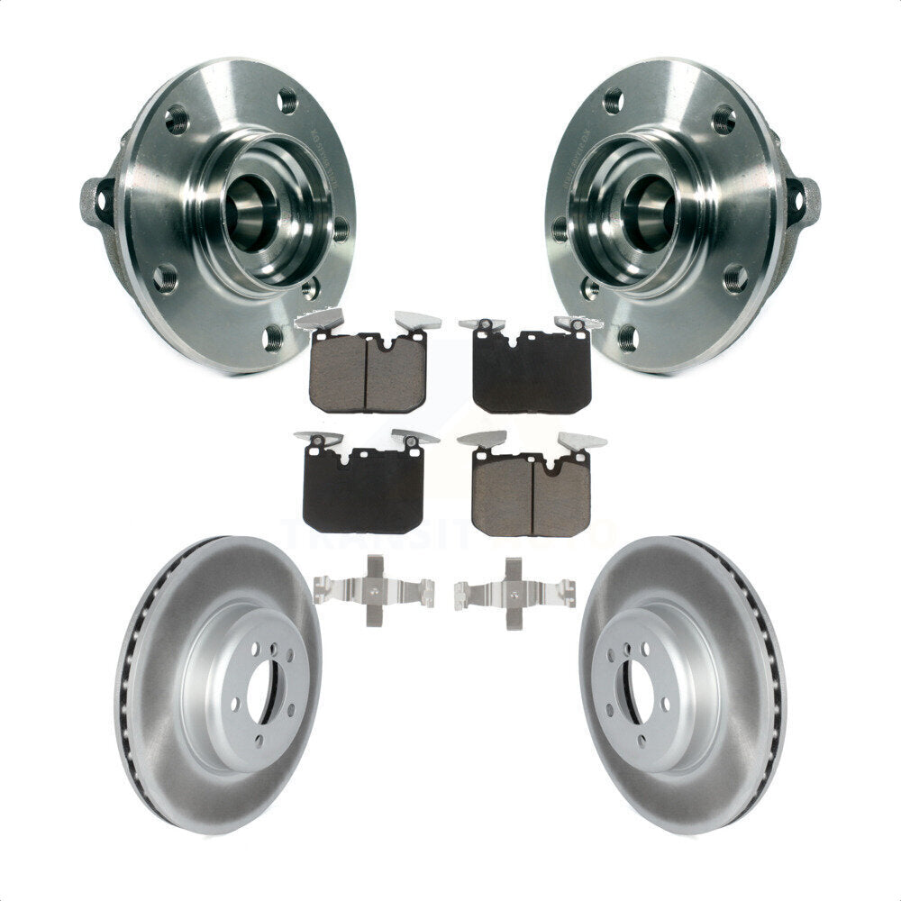 Kit de plaquettes de Rotor de frein enduit de roulement de moyeu avant, pour BMW 335i xDrive 435i Gran Coup