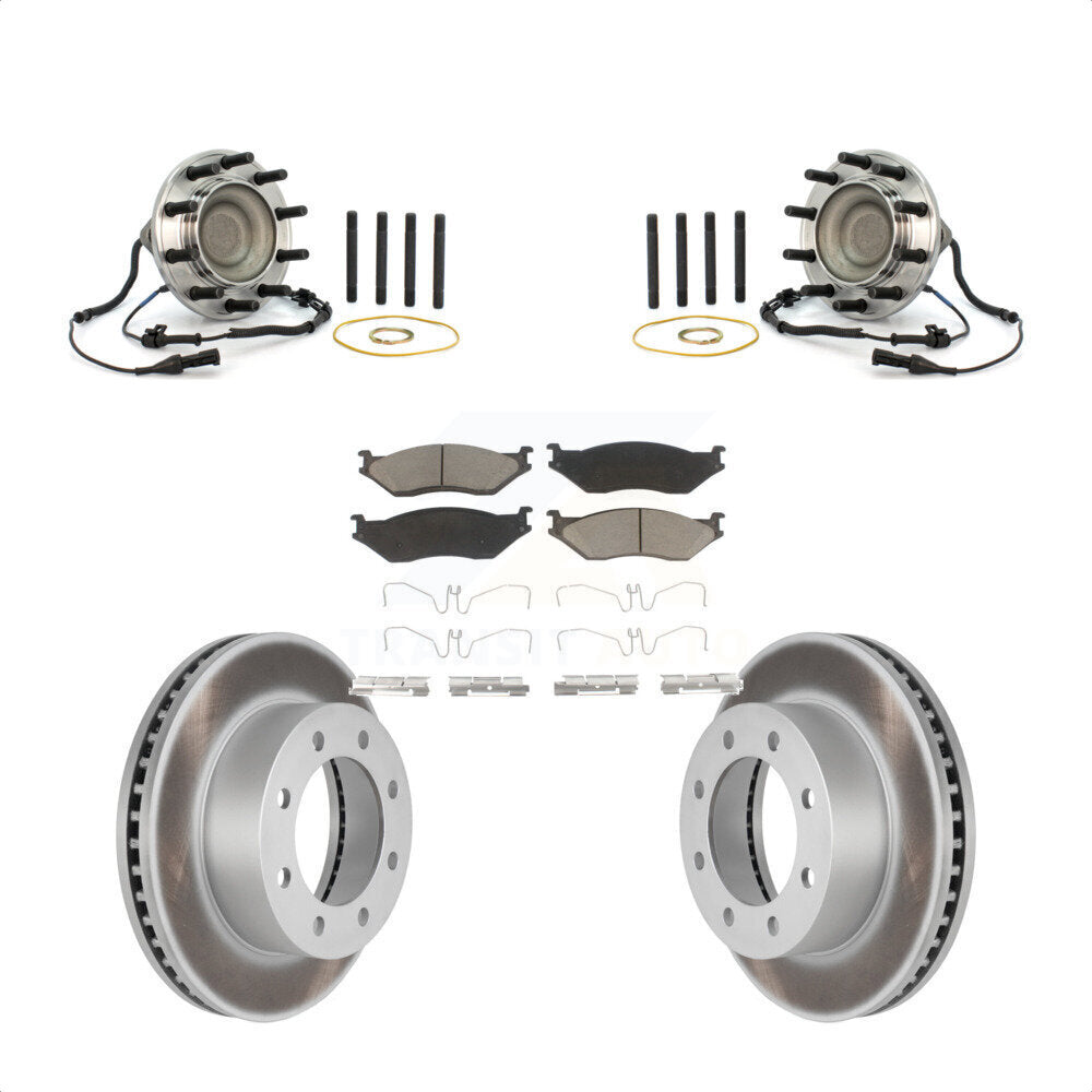 Kit de plaquettes de Rotor de frein, roulement de moyeu avant, pour Ford F-450 Super Duty 4 X 05-09