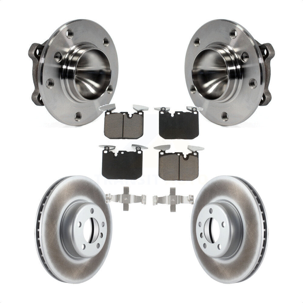 Kit de rotor et de plaquettes de frein revêtus de roulement de moyeu avant, pour berline BMW 328i 2013 avec 3.0