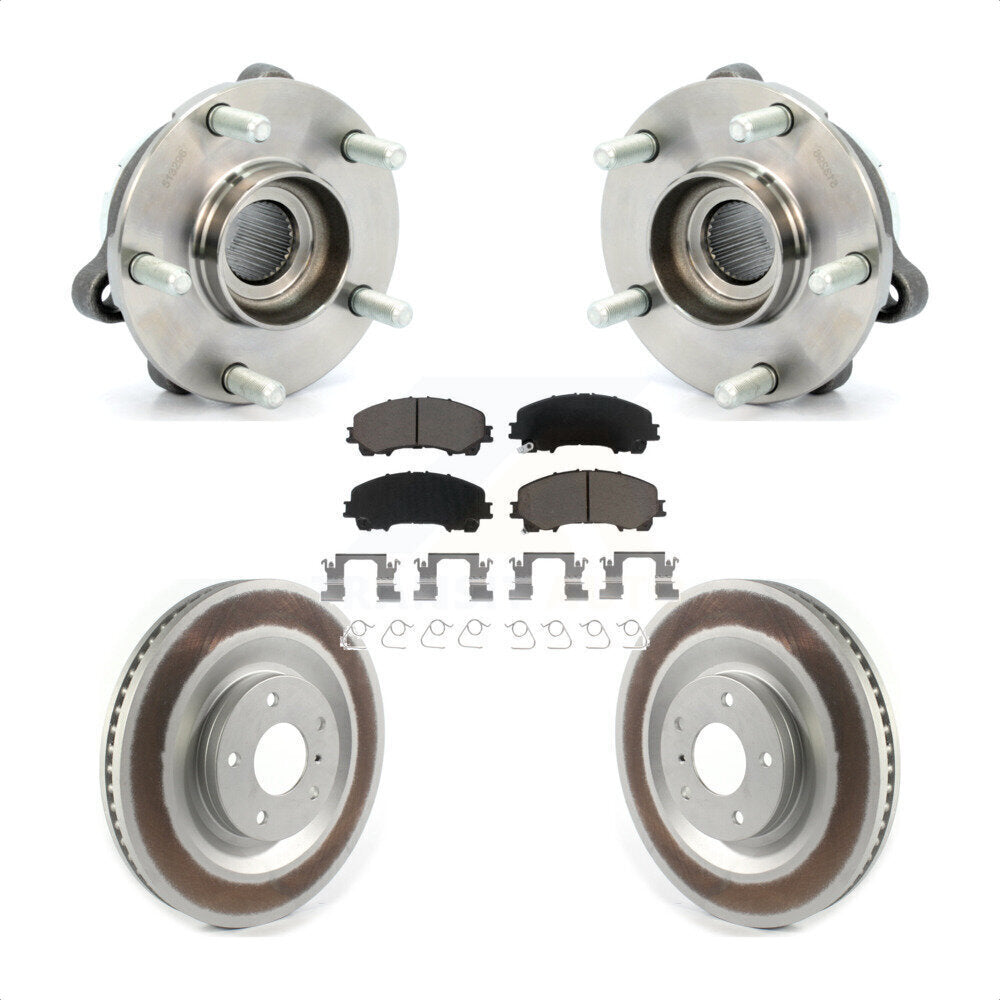 Kit de plaquettes de rotor de frein, ensemble de roulements de moyeu avant, pour INFINITI QX5 2019 – 2021