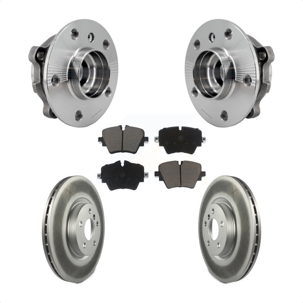 Kit de plaquettes de Rotor de frein, manteau de roulement de moyeu avant, pour BMW X1 Mini Cooper Countryman X