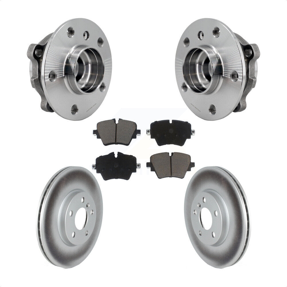 Kit de plaquettes de Rotor de frein revêtues de roulement de moyeu avant, pour Mini Cooper Countryman Clubma