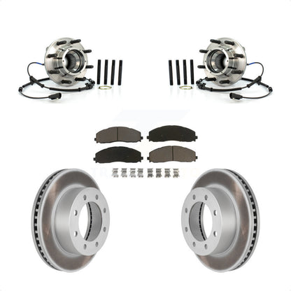 Kit de plaquettes de rotor de frein revêtues de roulement de moyeu avant, pour Ford F-250 Super Duty 4W 2013