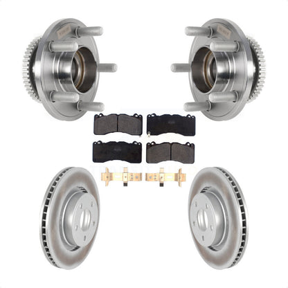 Kit de plaquettes de rotor de frein enduit de roulement de moyeu avant pour Ford Mustang avec frein Brembo