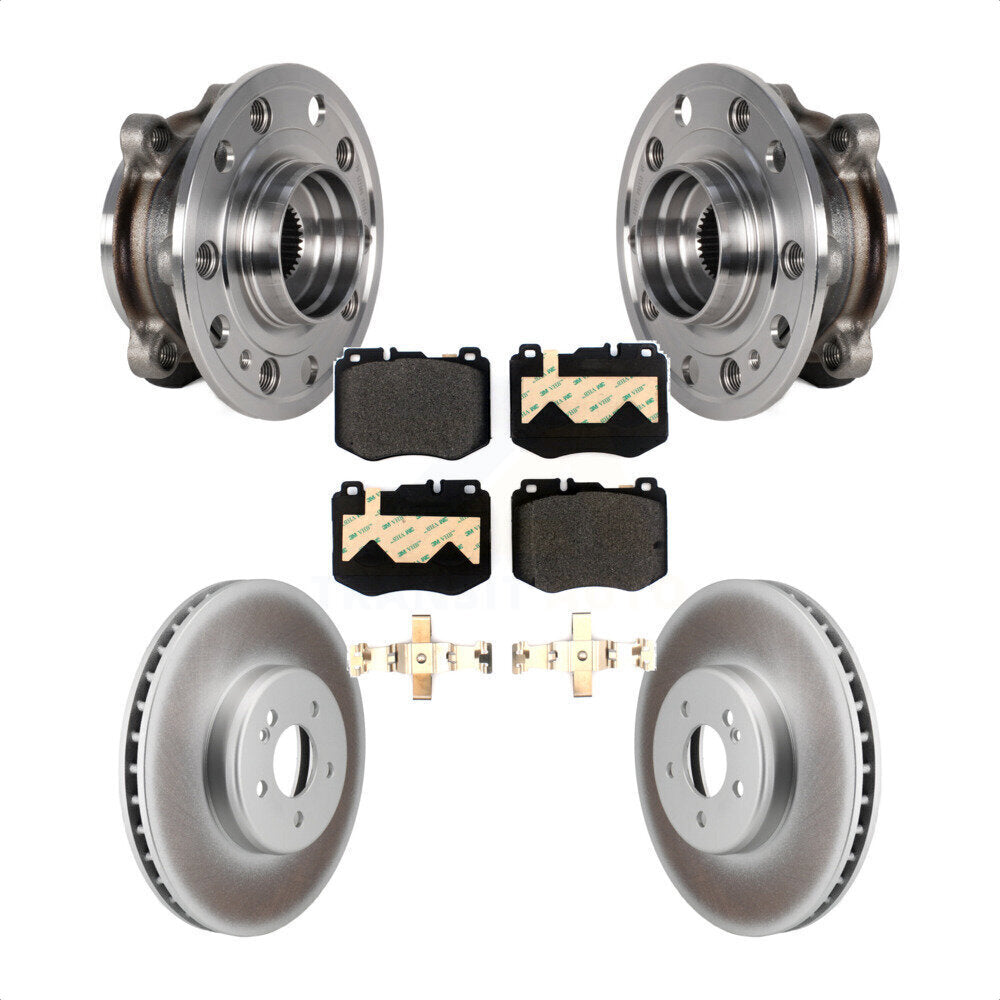 Kit de plaquettes de Rotor de frein, ensemble de roulements de moyeu avant, pour Mercedes-Benz C300 C40