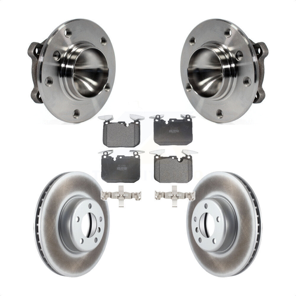 Kit de rotor et de plaquettes de frein revêtus de roulement de moyeu avant, pour berline BMW 328i 2013 avec 3.0