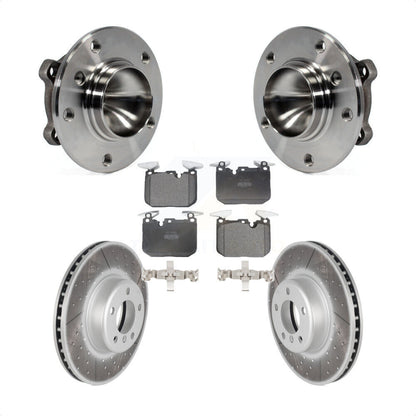 Kit de rotor et de plaquettes de frein revêtus de roulement de moyeu avant, pour berline BMW 328i 2013 avec 3.0