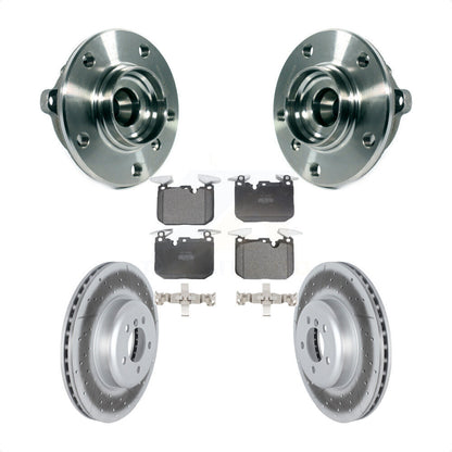 Kit de plaquettes de Rotor de frein enduit de roulement de moyeu avant, pour BMW 335i xDrive 435i Gran Coup
