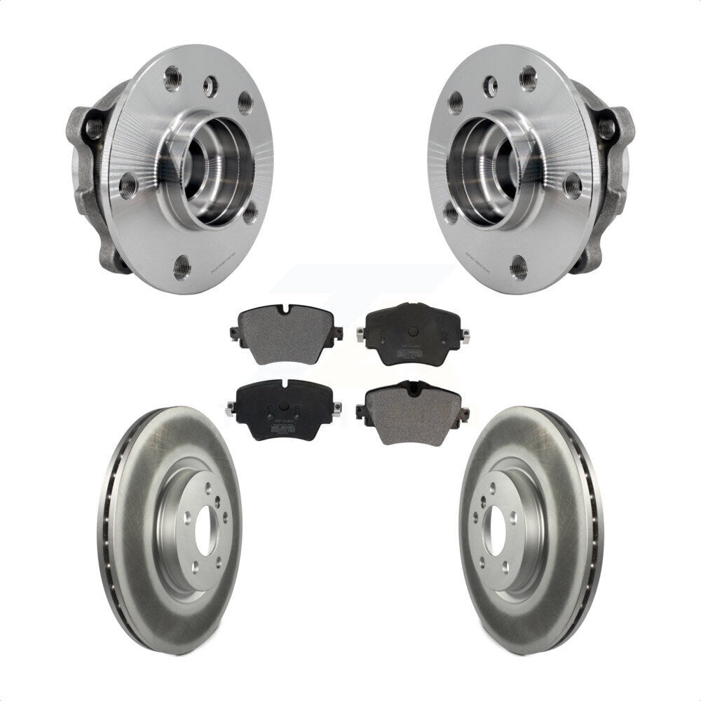 Kit de plaquettes de Rotor de frein, manteau de roulement de moyeu avant, pour BMW X1 Mini Cooper Countryman X