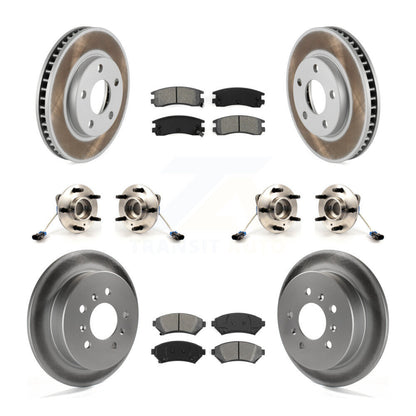 Kit de plaquettes de Rotor de frein revêtues de roulement de moyeu avant et arrière (10 pièces) pour Pontiac Montana AW
