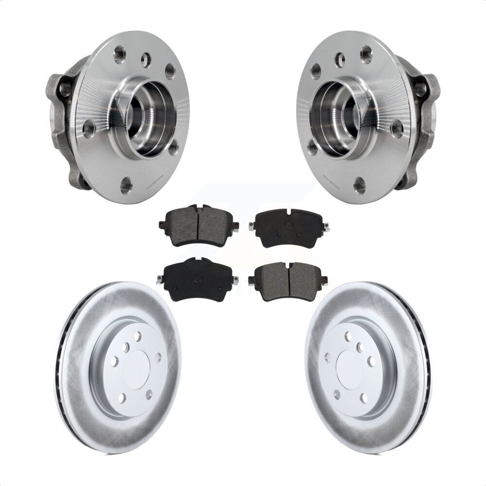 Ensemble de roulement de moyeu avant, Rotor de frein et plaquettes revêtus, Kit pour Mini Cooper Clubma