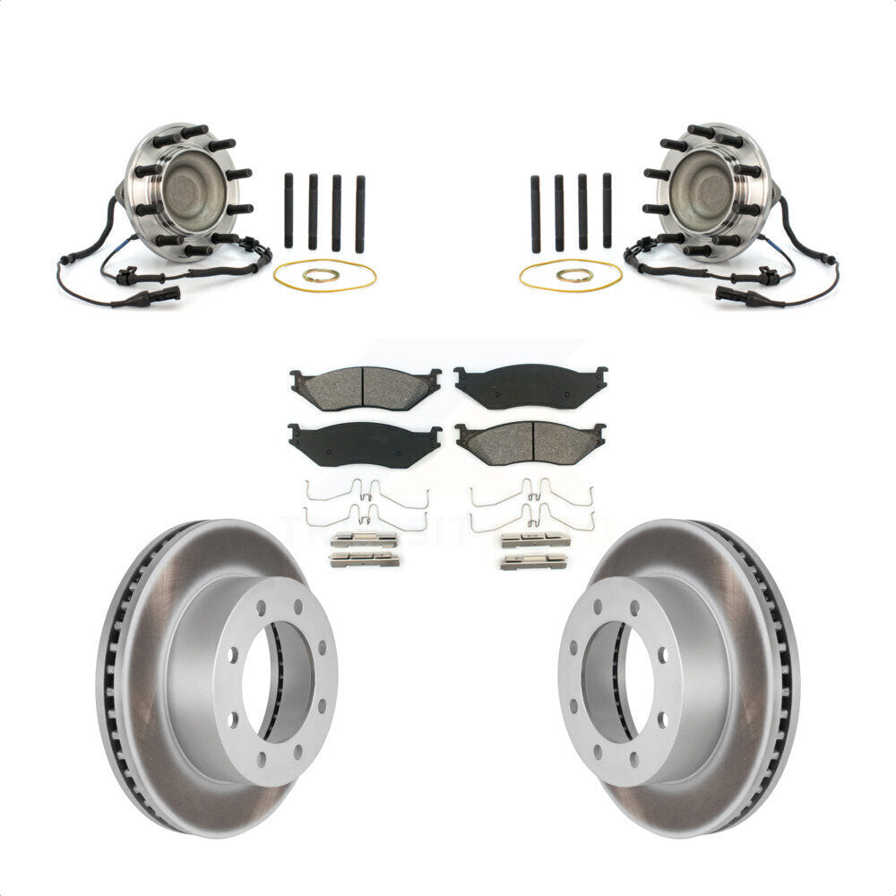Kit de plaquettes de Rotor de frein, roulement de moyeu avant, pour Ford F-450 Super Duty 4 X 05-09