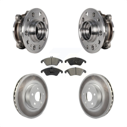 Kit de rotor de frein et de plaquettes enduits de roulement de moyeu avant pour Mercedes-Benz E400 AW 2017