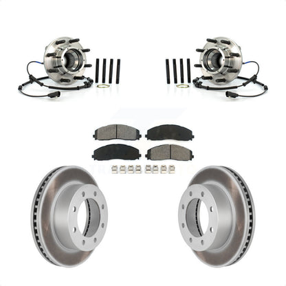 Kit de plaquettes de rotor de frein revêtues de roulement de moyeu avant, pour Ford F-250 Super Duty 4W 2013
