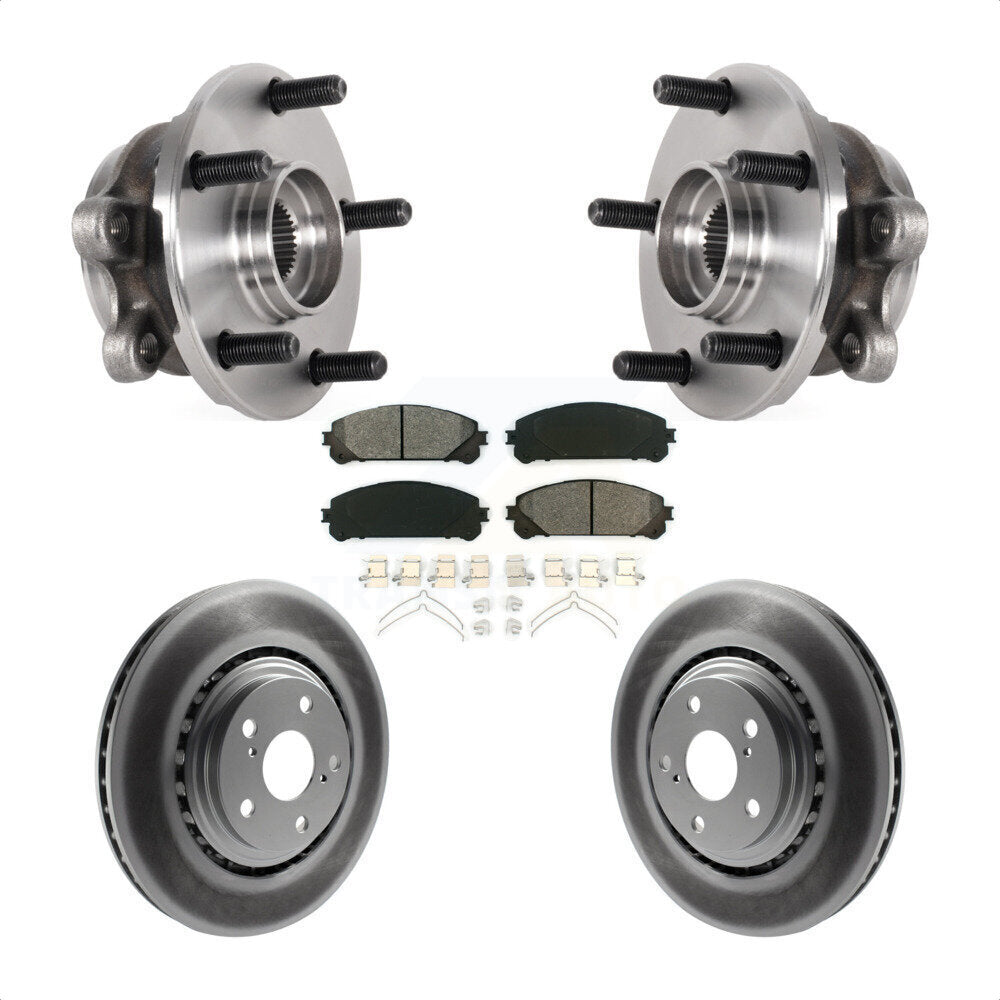 Kit de plaquettes de Rotor de frein à disque enduit de roulement de moyeu avant pour Lexus NX300 NX200t NX300