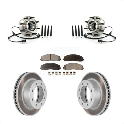 Kit de plaquettes de rotor de frein revêtues de roulement de moyeu avant, pour Ford F-250 Super Duty 4W 2013