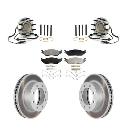 Kit de plaquettes de Rotor de frein, roulement de moyeu avant, pour Ford F-450 Super Duty 4 X 05-09