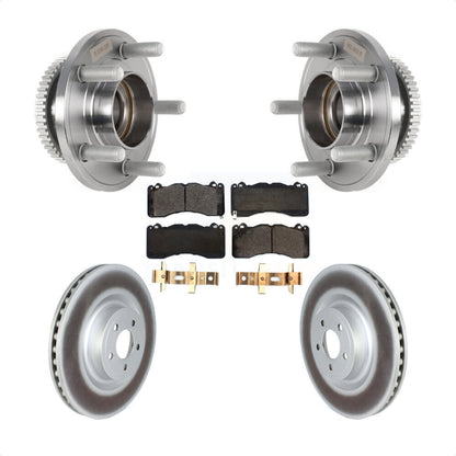 Kit de plaquettes de rotor de frein enduit de roulement de moyeu avant pour Ford Mustang avec frein Brembo