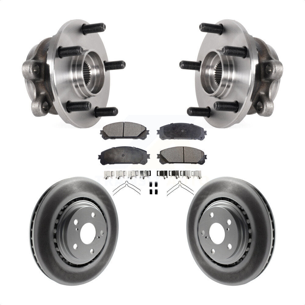 Kit de plaquettes de Rotor de frein à disque enduit de roulement de moyeu avant pour Lexus NX300 NX200t NX300